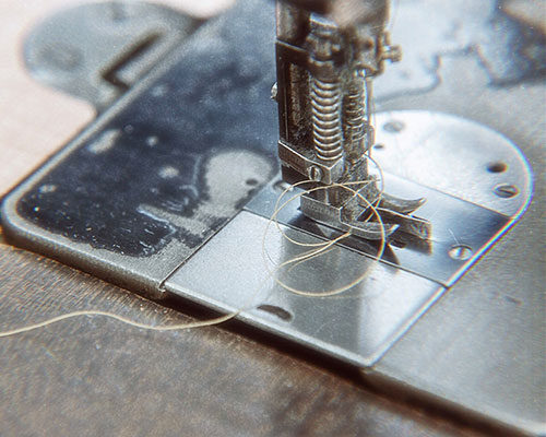 Швейная машина на фабрике Sanders
