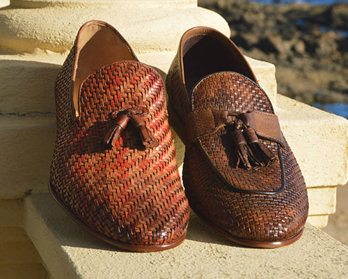 Обувь Carlos Santos из плетёной кожи