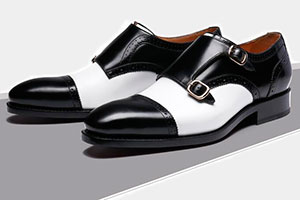 Картинка статьи Чёрно-белые туфли для мужчин