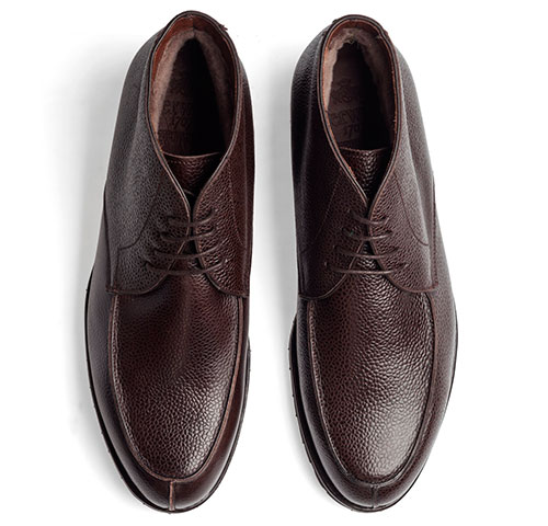 Меховая подкладка ботинок Berwick 965 Dark Brown Fur