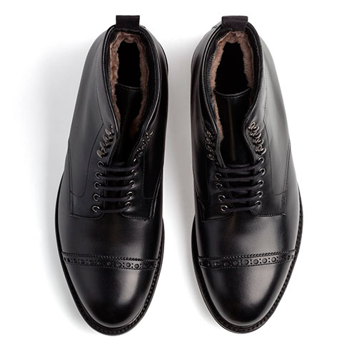 Меховая подкладка ботинок Berwick 337 Black Fur