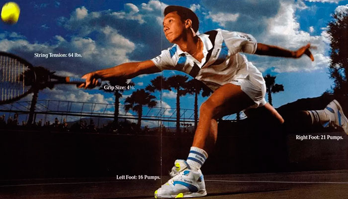 Реклама кроссовок Reebok Pump