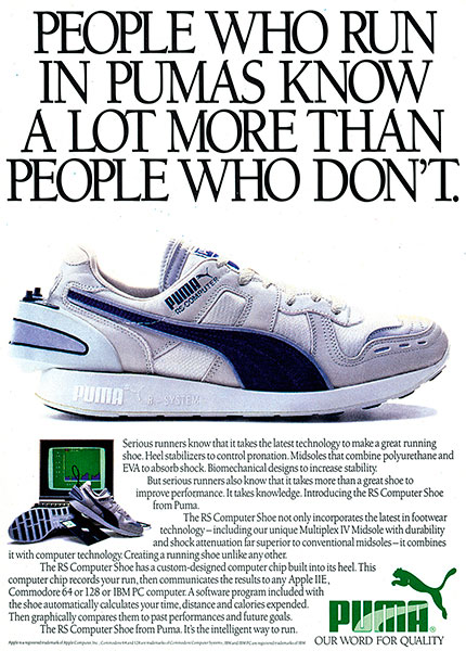 Реклама кроссовок Puma RS-Computer