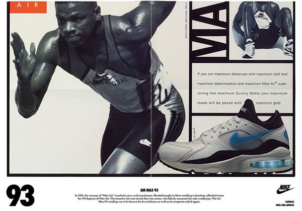 Кроссовки Nike Air Max 93 реклама