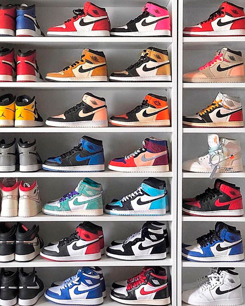 Коллекция сникеров Air Jordan