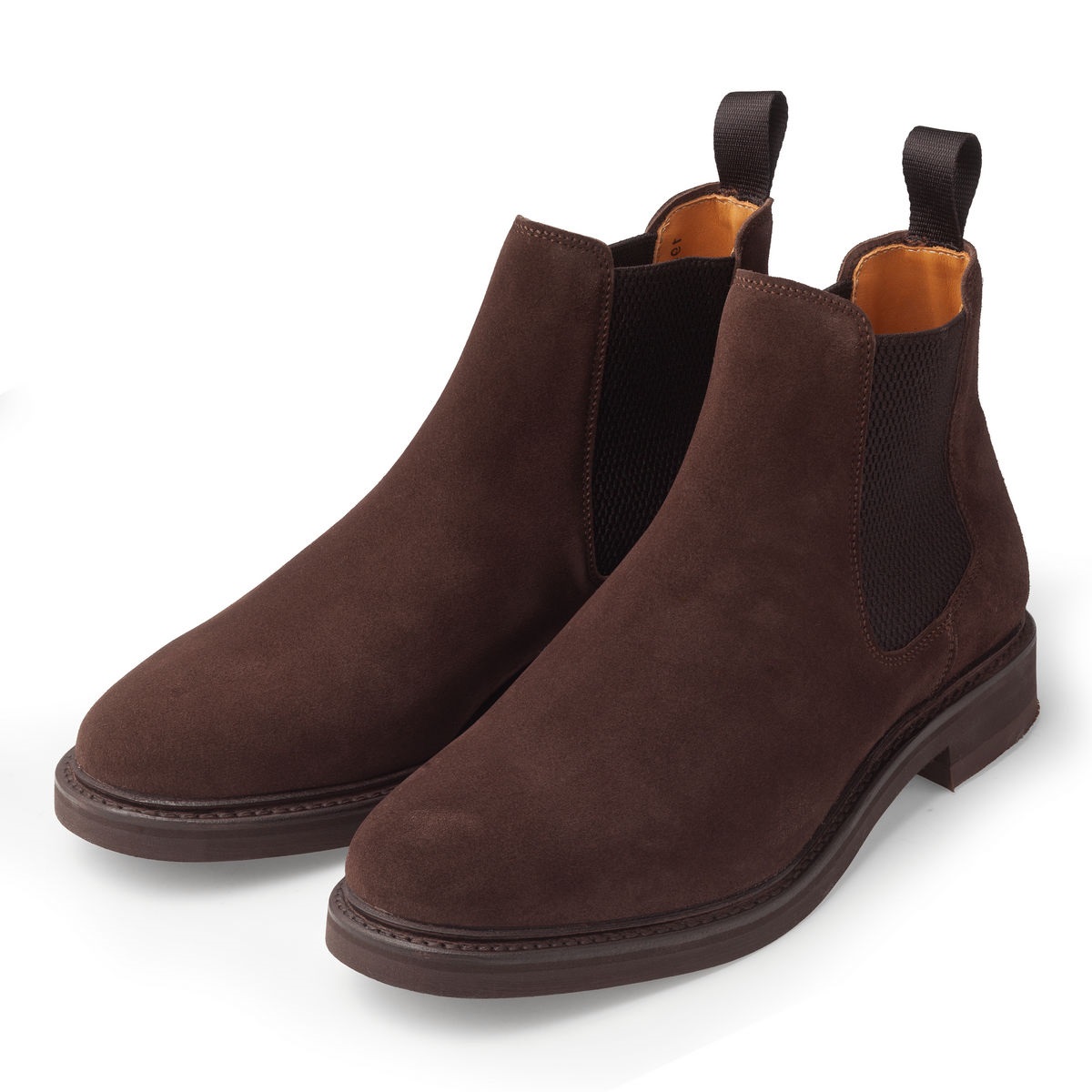 Темно-коричневые испанские челси Berwick 446 на подошве Vibram