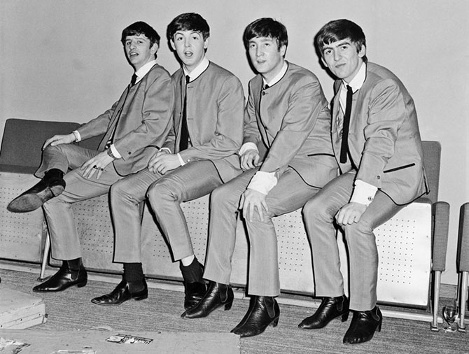 The Beatles в ботинках челси 