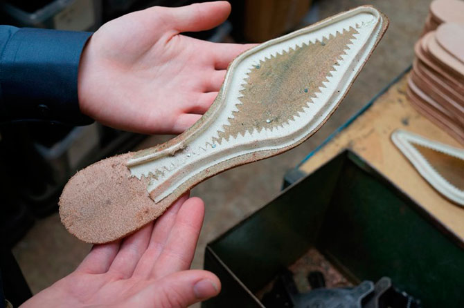 Подмётка обуви Hand-welted