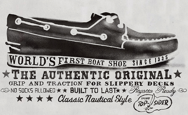 Обувь для яхтинга история