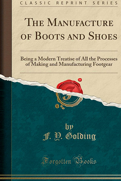Книга о мужской классической обуви The Manufacture of Boots and Shoes