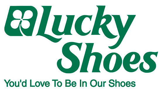 Логотип обувного магазина Lucky Shoes