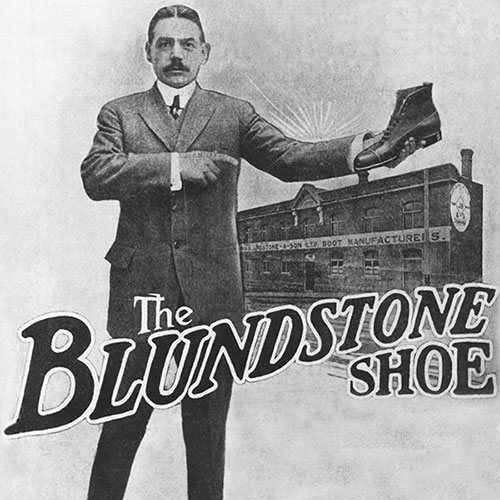 Старая реклама обуви Blundstone