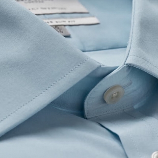 3Картинка Рубашка Hawes & Curtis Single Cuff Plain Blue