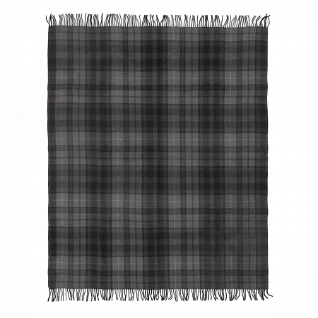 Highland Wool Blend Tartan Buchanan Grey