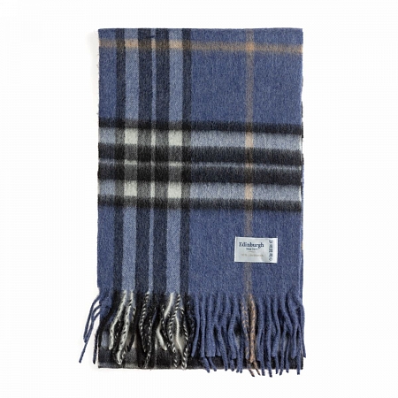 Edinburgh Lambswool Enlarged Off Ctr Scotty Thom Denim