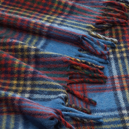 Highland Wool Blend Tartan Blanket Andreson
