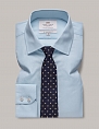 Hawes & Curtis Single Cuff Plain Blue