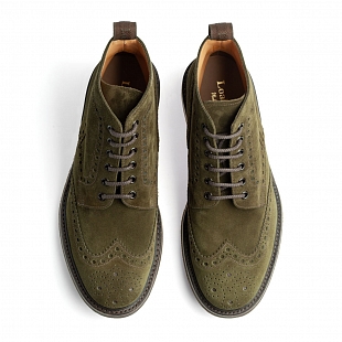 5Картинка Loake Bedale Green Suede