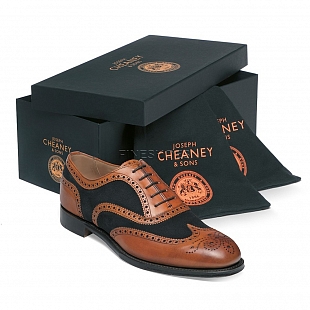 5Картинка Cheaney Edwin Chestnut/Navy Suede