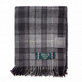 Highland Wool Blend Tartan Buchanan Grey