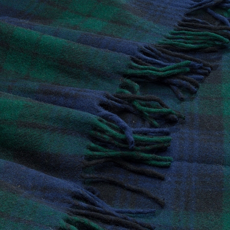 Highland Wool Blend Tartan Black Watch