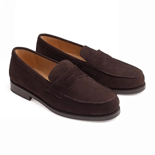 2Картинка Пенни лоферы Michel 31424 Suede Cafe Mixto