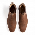 Barker Mansfield Mid Brown Waxy Suede