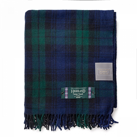 Highland Wool Blend Tartan Black Watch