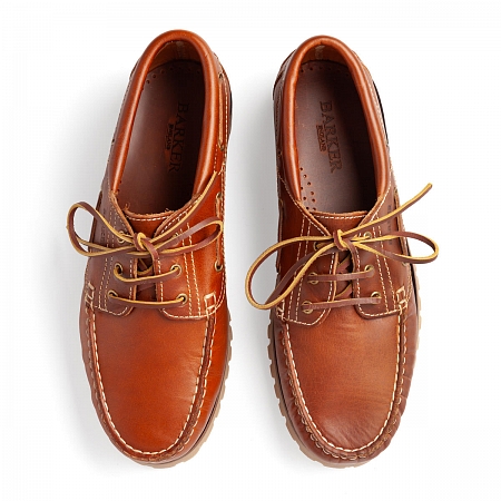 Barker Brixham Tan Pull-Up