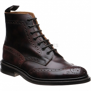 2Картинка Tricker's Stow Burgundy Rubber Sole
