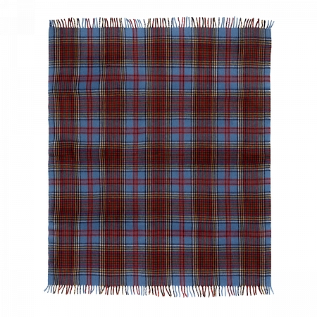 Highland Wool Blend Tartan Blanket Andreson