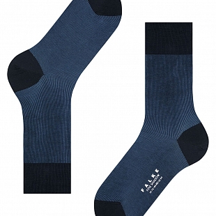 2Картинка Носки Falke Fine Shadow Dark Navy