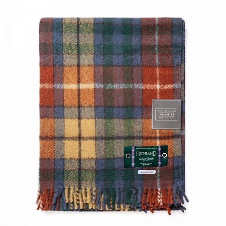 Highland Wool Knee Blanket Buchanan Ancient
