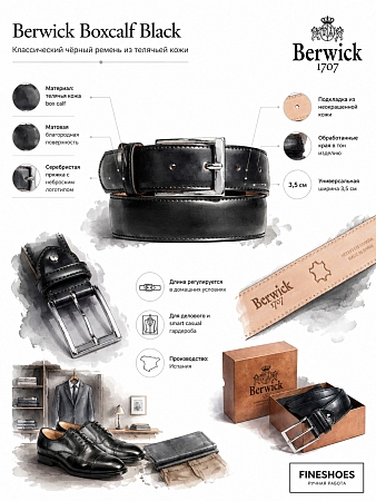 Berwick Boxcalf Black