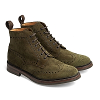 Картинка Loake Bedale Green Suede
